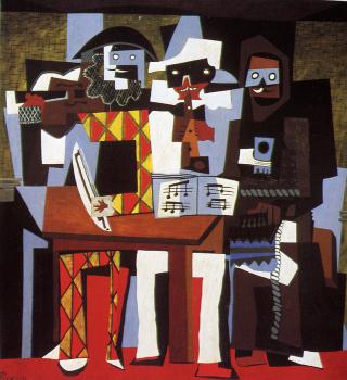 Pablo Picasso : three musicians